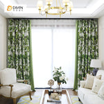 DIHIN HOME Green Intensive Leaves Printed ,Blackout Grommet Window Curtain for Living Room ,52x63-inch,1 Panel Roman Shades Curtains Window Blinds custom curtains blackout curtains curtains for living room sheer curtains curtain fabric linen curtains kitchen curtains velvet curtains pinch pleat curtains bay window curtains outdoor curtains pleated curtains floral curtains dining room curtains kitchen valances drapes for bedroom patio curtains nursery curtains grommet curtains