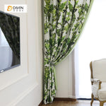 DIHIN HOME Green Intensive Leaves Printed ,Blackout Grommet Window Curtain for Living Room ,52x63-inch,1 Panel Roman Shades Curtains Window Blinds custom curtains blackout curtains curtains for living room sheer curtains curtain fabric linen curtains kitchen curtains velvet curtains pinch pleat curtains bay window curtains outdoor curtains pleated curtains floral curtains dining room curtains kitchen valances drapes for bedroom patio curtains nursery curtains grommet curtains
