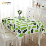 DIHIN HOME Green Leaf Printed Tablecloth For Rectangle Tables,Custom Washed Linen Tablecloth,Handmade Rectangle Table Cover Roman Shades Curtains Window Blinds custom curtains blackout curtains curtains for living room sheer curtains curtain fabric linen curtains kitchen curtains velvet curtains pinch pleat curtains bay window curtains outdoor curtains pleated curtains floral curtains dining room curtains kitchen valances drapes for bedroom patio curtains nursery curtains grommet curtains