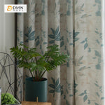 DIHIN HOME Green Leaves Printed curtain，Blackout Grommet Window Curtain for Living Room ,52x63-inch,1 Panel Roman Shades Curtains Window Blinds custom curtains blackout curtains curtains for living room sheer curtains curtain fabric linen curtains kitchen curtains velvet curtains pinch pleat curtains bay window curtains outdoor curtains pleated curtains floral curtains dining room curtains kitchen valances drapes for bedroom patio curtains nursery curtains grommet curtains
