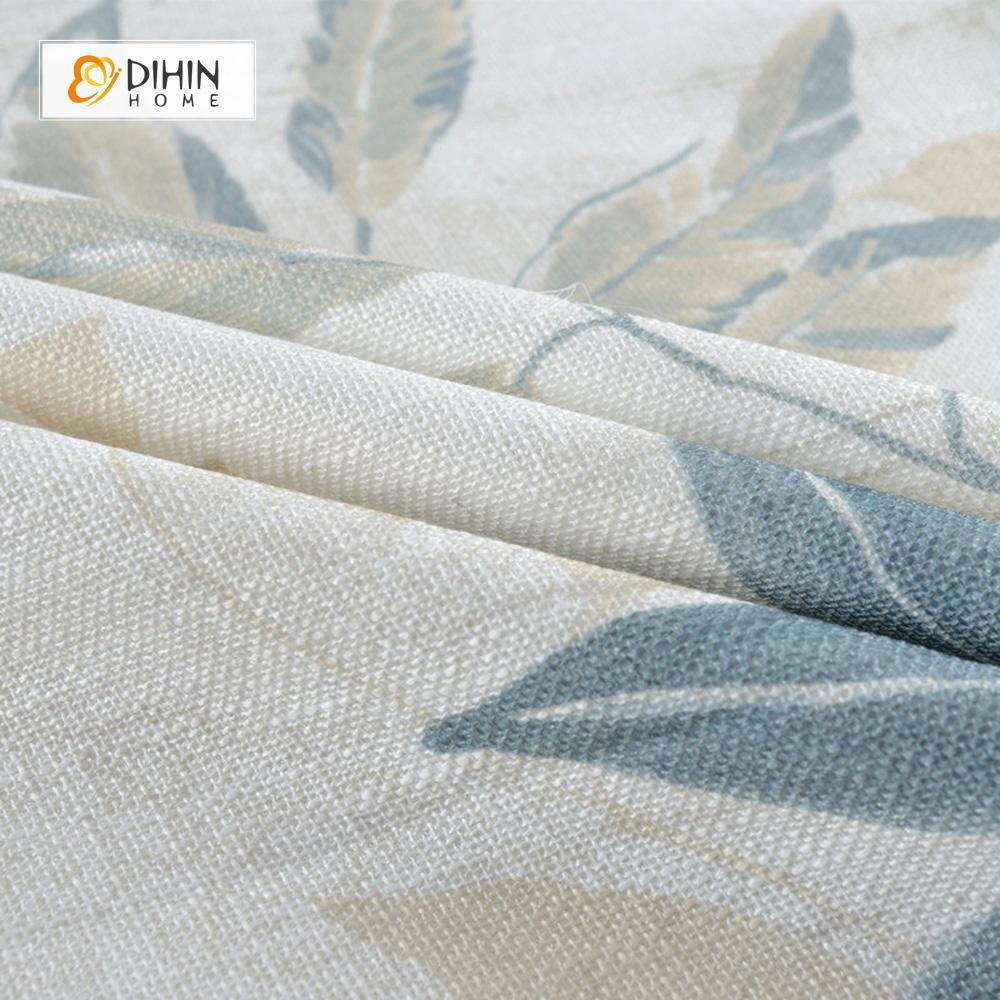 DIHIN HOME Green Leaves Printed curtain，Blackout Grommet Window Curtain for Living Room ,52x63-inch,1 Panel Roman Shades Curtains Window Blinds custom curtains blackout curtains curtains for living room sheer curtains curtain fabric linen curtains kitchen curtains velvet curtains pinch pleat curtains bay window curtains outdoor curtains pleated curtains floral curtains dining room curtains kitchen valances drapes for bedroom patio curtains nursery curtains grommet curtains