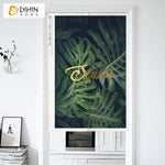 DIHIN HOME Green Leaves Printed Japanese Noren Doorway Curtain Tapestry,Cotton Linen,Door Way Curtain Door Hanging Tapestry,33.5''Wx59''L,1 Panel Roman Shades Window Curtains Curtains Window Blinds Curtains Drapes linen drapery curtains and drapes windows drapes custom curtains blackout curtains curtains for living room window shades sheer curtains curtain fabric window treatments custom drapery