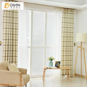 DIHIN HOME Green Lines Printed Beige Curtain,Blackout Grommet Window Curtain for Living Room ,52x63-inch,1 Panel Roman Shades Curtains Window Blinds custom curtains blackout curtains curtains for living room sheer curtains curtain fabric linen curtains kitchen curtains velvet curtains pinch pleat curtains bay window curtains outdoor curtains pleated curtains floral curtains dining room curtains kitchen valances drapes for bedroom patio curtains nursery curtains grommet curtains