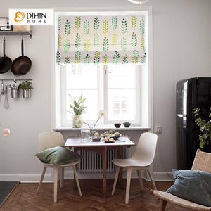 DIHIN HOME Green Plants Printed Roman Shades ,Easy Install Washable Curtains ,Customized Window Curtain Drape, 24"W X 64"H Roman Shades Curtains Window Blinds custom curtains blackout curtains curtains for living room sheer curtains curtain fabric linen curtains kitchen curtains velvet curtains pinch pleat curtains bay window curtains outdoor curtains pleated curtains floral curtains dining room curtains kitchen valances drapes for bedroom patio curtains nursery curtains grommet curtains