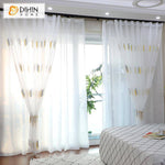 DIHIN HOME Grey and Yellow Pattern Embroidered Sheer Curtain,Blackout Grommet Window Curtain for Living Room ,52x63-inch,1 Panel Roman Shades Curtains Window Blinds custom curtains blackout curtains curtains for living room sheer curtains curtain fabric linen curtains kitchen curtains velvet curtains pinch pleat curtains bay window curtains outdoor curtains pleated curtains floral curtains dining room curtains kitchen valances drapes for bedroom patio curtains nursery curtains grommet curtains