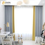 DIHIN HOME Grey and Yellow Printed,Blackout Grommet Window Curtain for Living Room ,52x63-inch,1 Panel Roman Shades Curtains Window Blinds custom curtains blackout curtains curtains for living room sheer curtains curtain fabric linen curtains kitchen curtains velvet curtains pinch pleat curtains bay window curtains outdoor curtains pleated curtains floral curtains dining room curtains kitchen valances drapes for bedroom patio curtains nursery curtains grommet curtains