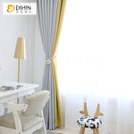 DIHIN HOME Grey and Yellow Printed,Blackout Grommet Window Curtain for Living Room ,52x63-inch,1 Panel Roman Shades Curtains Window Blinds custom curtains blackout curtains curtains for living room sheer curtains curtain fabric linen curtains kitchen curtains velvet curtains pinch pleat curtains bay window curtains outdoor curtains pleated curtains floral curtains dining room curtains kitchen valances drapes for bedroom patio curtains nursery curtains grommet curtains