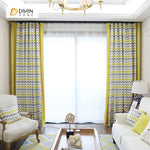 DIHIN HOME Grey and Yellow Wave Printed，Blackout Grommet Window Curtain for Living Room ,52x63-inch,1 Panel Roman Shades Curtains Window Blinds custom curtains blackout curtains curtains for living room sheer curtains curtain fabric linen curtains kitchen curtains velvet curtains pinch pleat curtains bay window curtains outdoor curtains pleated curtains floral curtains dining room curtains kitchen valances drapes for bedroom patio curtains nursery curtains grommet curtains