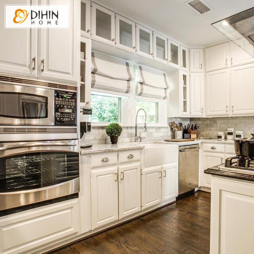 DIHIN HOME Grey Edge Printed Roman Shades ,Easy Install Washable Curtains ,Customized Window Curtain Drape, 24"W X 64"H Roman Shades Curtains Window Blinds custom curtains blackout curtains curtains for living room sheer curtains curtain fabric linen curtains kitchen curtains velvet curtains pinch pleat curtains bay window curtains outdoor curtains pleated curtains floral curtains dining room curtains kitchen valances drapes for bedroom patio curtains nursery curtains grommet curtains