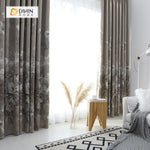 DIHIN HOME Grey Flowers Printed，Blackout Grommet Window Curtain for Living Room ,52x63-inch,1 Panel Roman Shades Curtains Window Blinds custom curtains blackout curtains curtains for living room sheer curtains curtain fabric linen curtains kitchen curtains velvet curtains pinch pleat curtains bay window curtains outdoor curtains pleated curtains floral curtains dining room curtains kitchen valances drapes for bedroom patio curtains nursery curtains grommet curtains