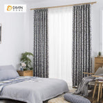 DIHIN HOME Grey Leaves Printed，Blackout Grommet Window Curtain for Living Room ,52x63-inch,1 Panel Roman Shades Curtains Window Blinds custom curtains blackout curtains curtains for living room sheer curtains curtain fabric linen curtains kitchen curtains velvet curtains pinch pleat curtains bay window curtains outdoor curtains pleated curtains floral curtains dining room curtains kitchen valances drapes for bedroom patio curtains nursery curtains grommet curtains