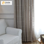 DIHIN HOME Grey Lines Embroidered,Blackout Grommet Window Curtain for Living Room ,52x63-inch,1 Panel Roman Shades Curtains Window Blinds custom curtains blackout curtains curtains for living room sheer curtains curtain fabric linen curtains kitchen curtains velvet curtains pinch pleat curtains bay window curtains outdoor curtains pleated curtains floral curtains dining room curtains kitchen valances drapes for bedroom patio curtains nursery curtains grommet curtains