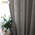 DIHIN HOME Grey Lines Embroidered,Blackout Grommet Window Curtain for Living Room ,52x63-inch,1 Panel Roman Shades Curtains Window Blinds custom curtains blackout curtains curtains for living room sheer curtains curtain fabric linen curtains kitchen curtains velvet curtains pinch pleat curtains bay window curtains outdoor curtains pleated curtains floral curtains dining room curtains kitchen valances drapes for bedroom patio curtains nursery curtains grommet curtains