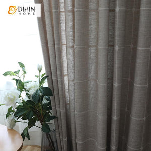 DIHIN HOME Grey Lines Embroidered,Blackout Grommet Window Curtain for Living Room ,52x63-inch,1 Panel Roman Shades Curtains Window Blinds custom curtains blackout curtains curtains for living room sheer curtains curtain fabric linen curtains kitchen curtains velvet curtains pinch pleat curtains bay window curtains outdoor curtains pleated curtains floral curtains dining room curtains kitchen valances drapes for bedroom patio curtains nursery curtains grommet curtains