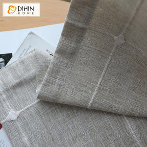 DIHIN HOME Grey Lines Embroidered,Blackout Grommet Window Curtain for Living Room ,52x63-inch,1 Panel Roman Shades Curtains Window Blinds custom curtains blackout curtains curtains for living room sheer curtains curtain fabric linen curtains kitchen curtains velvet curtains pinch pleat curtains bay window curtains outdoor curtains pleated curtains floral curtains dining room curtains kitchen valances drapes for bedroom patio curtains nursery curtains grommet curtains
