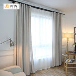 DIHIN HOME Grey Solid，Cotton Linen，Blackout Grommet Window Curtain for Living Room ,52x63-inch,1 Panel Roman Shades Curtains Window Blinds custom curtains blackout curtains curtains for living room sheer curtains curtain fabric linen curtains kitchen curtains velvet curtains pinch pleat curtains bay window curtains outdoor curtains pleated curtains floral curtains dining room curtains kitchen valances drapes for bedroom patio curtains nursery curtains grommet curtains