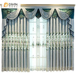 DIHIN HOME High-grade European Pastoral Curtains Embroidered Valance ,Blackout Curtains Grommet Window Curtain for Living Room ,52x84-inch,1 Panel Roman Shades Curtains Window Blinds custom curtains blackout curtains curtains for living room sheer curtains curtain fabric linen curtains kitchen curtains velvet curtains pinch pleat curtains bay window curtains outdoor curtains pleated curtains floral curtains dining room curtains kitchen valances drapes for bedroom patio curtains nursery curtains grommet curt