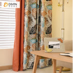 DIHIN HOME High Precision Colorful Fallen Leaves Printed,Blackout Grommet Window Curtain for Living Room ,52x63-inch,1 Panel Roman Shades Curtains Window Blinds custom curtains blackout curtains curtains for living room sheer curtains curtain fabric linen curtains kitchen curtains velvet curtains pinch pleat curtains bay window curtains outdoor curtains pleated curtains floral curtains dining room curtains kitchen valances drapes for bedroom patio curtains nursery curtains grommet curtains