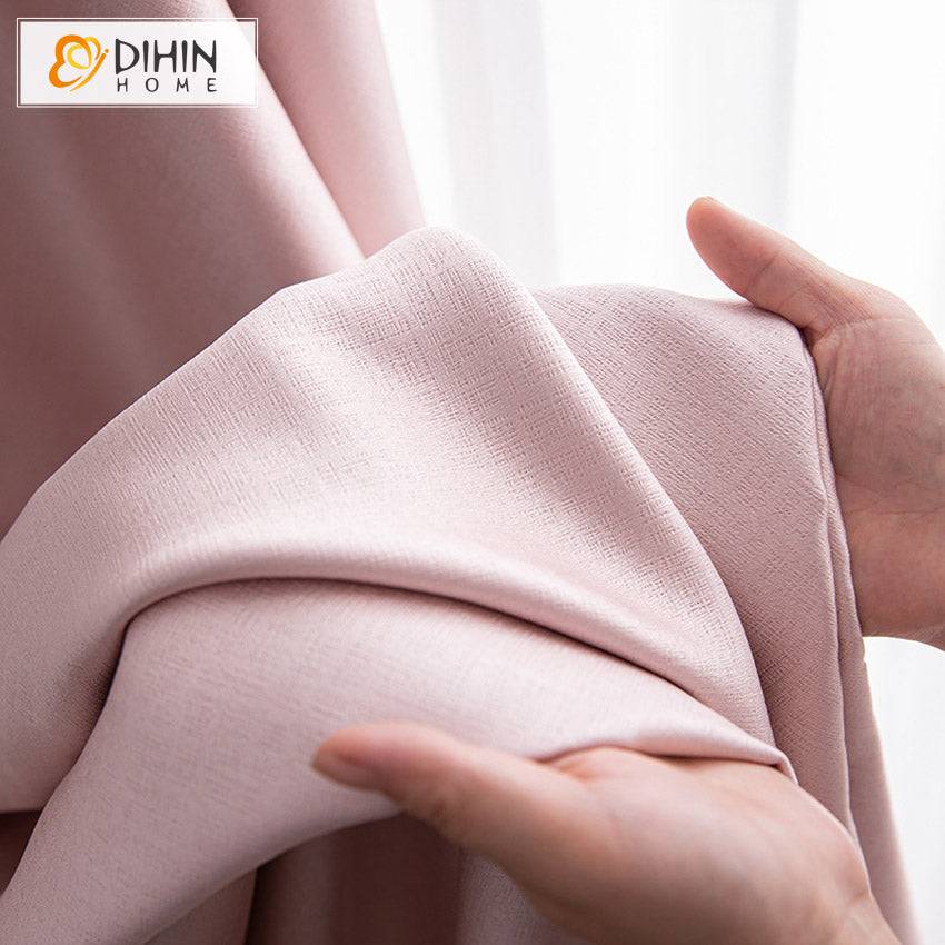 DIHIN HOME High Precision Pink Embossing,Blackout Grommet Window Curtain for Living Room ,52x63-inch,1 Panel Roman Shades Curtains Window Blinds custom curtains blackout curtains curtains for living room sheer curtains curtain fabric linen curtains kitchen curtains velvet curtains pinch pleat curtains bay window curtains outdoor curtains pleated curtains floral curtains dining room curtains kitchen valances drapes for bedroom patio curtains nursery curtains grommet curtains