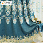 DIHIN HOME High Quality Blue Color Embroidered Curtain Fashion Valance ,Blackout Curtains Grommet Window Curtain for Living Room ,52x84-inch,1 Panel Roman Shades Curtains Window Blinds custom curtains blackout curtains curtains for living room sheer curtains curtain fabric linen curtains kitchen curtains velvet curtains pinch pleat curtains bay window curtains outdoor curtains pleated curtains floral curtains dining room curtains kitchen valances drapes for bedroom patio curtains nursery curtains grommet cu