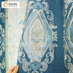 DIHIN HOME High Quality Blue Color Embroidered Curtain Fashion Valance ,Blackout Curtains Grommet Window Curtain for Living Room ,52x84-inch,1 Panel Roman Shades Curtains Window Blinds custom curtains blackout curtains curtains for living room sheer curtains curtain fabric linen curtains kitchen curtains velvet curtains pinch pleat curtains bay window curtains outdoor curtains pleated curtains floral curtains dining room curtains kitchen valances drapes for bedroom patio curtains nursery curtains grommet cu