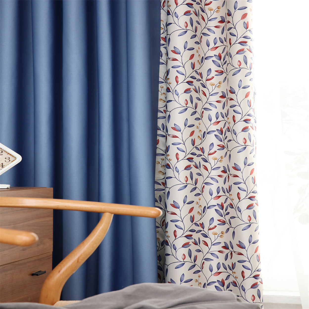 DIHIN HOME High Quality Colorful Leaves Printed,Blackout Grommet Window Curtain for Living Room ,52x63-inch,1 Panel Roman Shades Curtains Window Blinds custom curtains blackout curtains curtains for living room sheer curtains curtain fabric linen curtains kitchen curtains velvet curtains pinch pleat curtains bay window curtains outdoor curtains pleated curtains floral curtains dining room curtains kitchen valances drapes for bedroom patio curtains nursery curtains grommet curtains