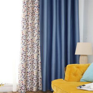 DIHIN HOME High Quality Colorful Leaves Printed,Blackout Grommet Window Curtain for Living Room ,52x63-inch,1 Panel Roman Shades Curtains Window Blinds custom curtains blackout curtains curtains for living room sheer curtains curtain fabric linen curtains kitchen curtains velvet curtains pinch pleat curtains bay window curtains outdoor curtains pleated curtains floral curtains dining room curtains kitchen valances drapes for bedroom patio curtains nursery curtains grommet curtains