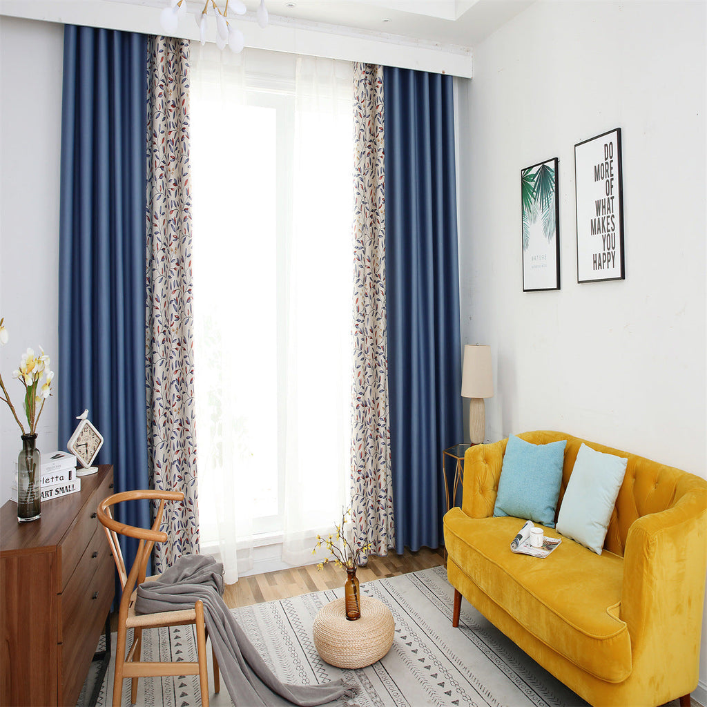 DIHIN HOME High Quality Colorful Leaves Printed,Blackout Grommet Window Curtain for Living Room ,52x63-inch,1 Panel Roman Shades Curtains Window Blinds custom curtains blackout curtains curtains for living room sheer curtains curtain fabric linen curtains kitchen curtains velvet curtains pinch pleat curtains bay window curtains outdoor curtains pleated curtains floral curtains dining room curtains kitchen valances drapes for bedroom patio curtains nursery curtains grommet curtains