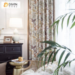 DIHIN HOME High Quality Cotton Linen Thick Fabric Printed Curtains,Blackout Grommet Window Curtain for Living Room ,52x63-inch,1 Panel Roman Shades Curtains Window Blinds custom curtains blackout curtains curtains for living room sheer curtains curtain fabric linen curtains kitchen curtains velvet curtains pinch pleat curtains bay window curtains outdoor curtains pleated curtains floral curtains dining room curtains kitchen valances drapes for bedroom patio curtains nursery curtains grommet curtains