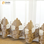 DIHIN HOME High Quality Embroidered Curtain Customized Valance ,Blackout Curtains Grommet Window Curtain for Living Room ,52x84-inch,1 Panel Roman Shades Curtains Window Blinds custom curtains blackout curtains curtains for living room sheer curtains curtain fabric linen curtains kitchen curtains velvet curtains pinch pleat curtains bay window curtains outdoor curtains pleated curtains floral curtains dining room curtains kitchen valances drapes for bedroom patio curtains nursery curtains grommet curtains
