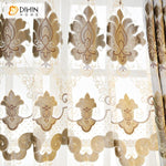 DIHIN HOME High Quality Embroidered Curtain Customized Valance ,Blackout Curtains Grommet Window Curtain for Living Room ,52x84-inch,1 Panel Roman Shades Curtains Window Blinds custom curtains blackout curtains curtains for living room sheer curtains curtain fabric linen curtains kitchen curtains velvet curtains pinch pleat curtains bay window curtains outdoor curtains pleated curtains floral curtains dining room curtains kitchen valances drapes for bedroom patio curtains nursery curtains grommet curtains
