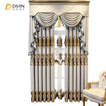 DIHIN HOME High Quality Embroidered Curtain Customized Valance ,Blackout Curtains Grommet Window Curtain for Living Room ,52x84-inch,1 Panel Roman Shades Curtains Window Blinds custom curtains blackout curtains curtains for living room sheer curtains curtain fabric linen curtains kitchen curtains velvet curtains pinch pleat curtains bay window curtains outdoor curtains pleated curtains floral curtains dining room curtains kitchen valances drapes for bedroom patio curtains nursery curtains grommet curtains
