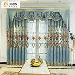 DIHIN HOME High Quality Embroidered Curtain Window Valance ,Blackout Curtains Grommet Window Curtain for Living Room ,52x84-inch,1 Panel Roman Shades Curtains Window Blinds custom curtains blackout curtains curtains for living room sheer curtains curtain fabric linen curtains kitchen curtains velvet curtains pinch pleat curtains bay window curtains outdoor curtains pleated curtains floral curtains dining room curtains kitchen valances drapes for bedroom patio curtains nursery curtains grommet curtains