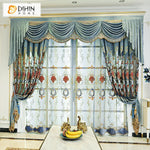 DIHIN HOME High Quality Embroidered Curtain Window Valance ,Blackout Curtains Grommet Window Curtain for Living Room ,52x84-inch,1 Panel Roman Shades Curtains Window Blinds custom curtains blackout curtains curtains for living room sheer curtains curtain fabric linen curtains kitchen curtains velvet curtains pinch pleat curtains bay window curtains outdoor curtains pleated curtains floral curtains dining room curtains kitchen valances drapes for bedroom patio curtains nursery curtains grommet curtains