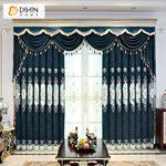 DIHIN HOME High Quality Embroidered Valance ,Blackout Curtains Grommet Window Curtain for Living Room ,52x90-inch,1 Panel Roman Shades Curtains Window Blinds custom curtains blackout curtains curtains for living room sheer curtains curtain fabric linen curtains kitchen curtains velvet curtains pinch pleat curtains bay window curtains outdoor curtains pleated curtains floral curtains dining room curtains kitchen valances drapes for bedroom patio curtains nursery curtains grommet curtains