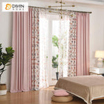DIHIN HOME High Quality Pink Color Ginkgo Biloba Printed,Blackout Grommet Window Curtain for Living Room ,52x63-inch,1 Panel Roman Shades Curtains Window Blinds custom curtains blackout curtains curtains for living room sheer curtains curtain fabric linen curtains kitchen curtains velvet curtains pinch pleat curtains bay window curtains outdoor curtains pleated curtains floral curtains dining room curtains kitchen valances drapes for bedroom patio curtains nursery curtains grommet curtains