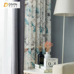 DIHIN HOME High Quality Vintage White Flowers Printed,Blackout Grommet Window Curtain for Living Room ,52x63-inch,1 Panel Roman Shades Curtains Window Blinds custom curtains blackout curtains curtains for living room sheer curtains curtain fabric linen curtains kitchen curtains velvet curtains pinch pleat curtains bay window curtains outdoor curtains pleated curtains floral curtains dining room curtains kitchen valances drapes for bedroom patio curtains nursery curtains grommet curtains
