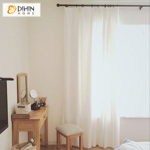 DIHIN HOME High Quality White Color Curtains,Blackout Grommet Window Curtain for Living Room ,52x63-inch,1 Panel Roman Shades Curtains Window Blinds custom curtains blackout curtains curtains for living room sheer curtains curtain fabric linen curtains kitchen curtains velvet curtains pinch pleat curtains bay window curtains outdoor curtains pleated curtains floral curtains dining room curtains kitchen valances drapes for bedroom patio curtains nursery curtains grommet curtains