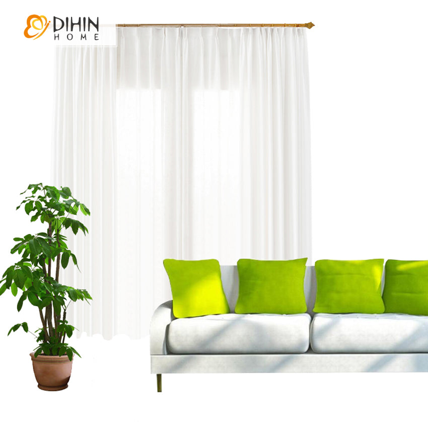 DIHIN HOME High Quality White Color Curtains,Blackout Grommet Window Curtain for Living Room ,52x63-inch,1 Panel Roman Shades Curtains Window Blinds custom curtains blackout curtains curtains for living room sheer curtains curtain fabric linen curtains kitchen curtains velvet curtains pinch pleat curtains bay window curtains outdoor curtains pleated curtains floral curtains dining room curtains kitchen valances drapes for bedroom patio curtains nursery curtains grommet curtains