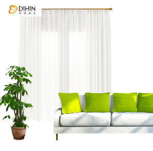 DIHIN HOME High Quality White Color Curtains,Blackout Grommet Window Curtain for Living Room ,52x63-inch,1 Panel Roman Shades Curtains Window Blinds custom curtains blackout curtains curtains for living room sheer curtains curtain fabric linen curtains kitchen curtains velvet curtains pinch pleat curtains bay window curtains outdoor curtains pleated curtains floral curtains dining room curtains kitchen valances drapes for bedroom patio curtains nursery curtains grommet curtains