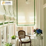 DIHIN HOME Highquality Green Stripes Printed Roman Shades ,Easy Install Washable Curtains ,Customized Window Curtain Drape, 24"W X 64"H Roman Shades Curtains Window Blinds custom curtains blackout curtains curtains for living room sheer curtains curtain fabric linen curtains kitchen curtains velvet curtains pinch pleat curtains bay window curtains outdoor curtains pleated curtains floral curtains dining room curtains kitchen valances drapes for bedroom patio curtains nursery curtains grommet curtains