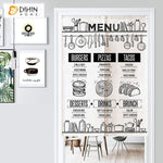 DIHIN HOME Home Cooking Printed Japanese Noren Doorway Curtain Tapestry,Cotton Linen,Door Way Curtain Door Hanging Tapestry,33.5''Wx59''L,1 Panel Roman Shades Window Curtains Curtains Window Blinds Curtains Drapes linen drapery curtains and drapes windows drapes custom curtains blackout curtains curtains for living room window shades sheer curtains curtain fabric window treatments custom drapery