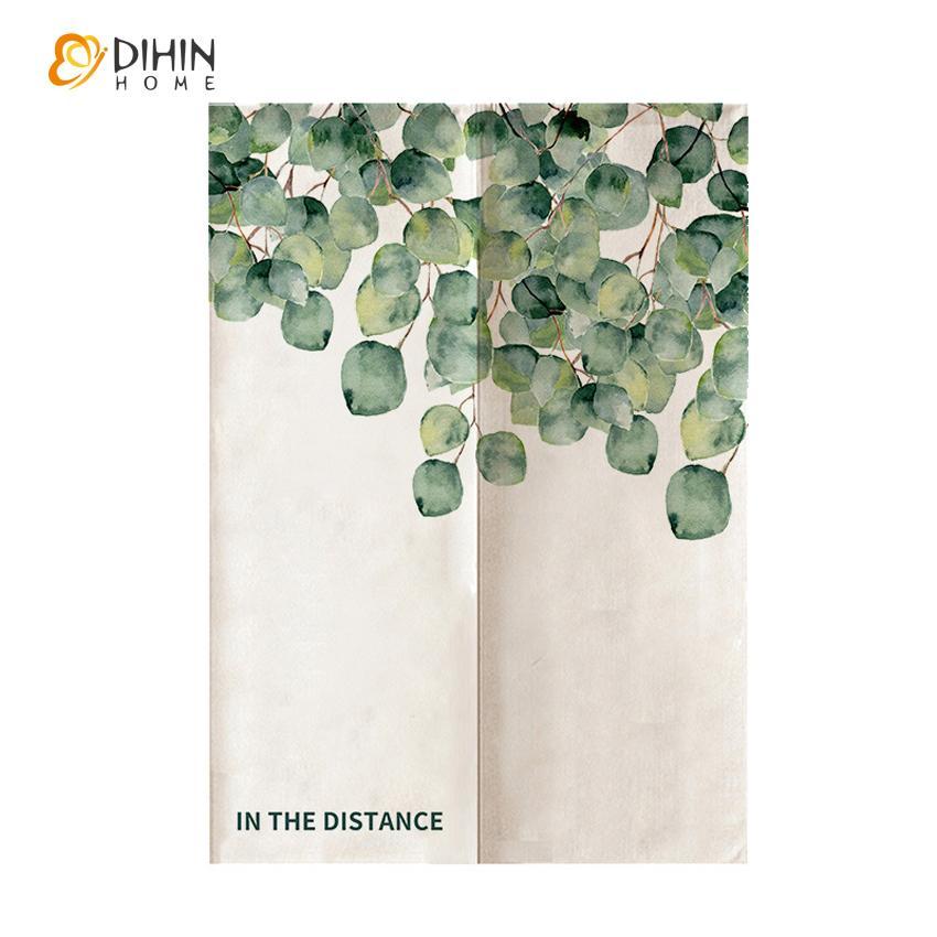 DIHIN HOME In The Distance Printed Japanese Noren Doorway Curtain Tapestry,Cotton Linen,Door Way Curtain Door Hanging Tapestry,33.5''Wx59''L,1 Panel Roman Shades Window Curtains Curtains Window Blinds Curtains Drapes linen drapery curtains and drapes windows drapes custom curtains blackout curtains curtains for living room window shades sheer curtains curtain fabric window treatments custom drapery
