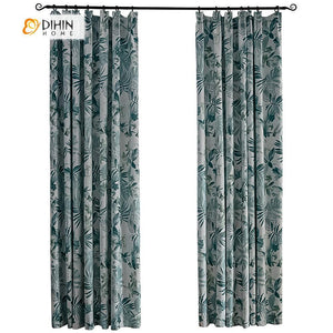 DIHIN HOME Ink And Wash Printed ,Polyester  ,Blackout Grommet Window Curtain for Living Room ,52x63-inch,1 Panel Roman Shades Curtains Window Blinds custom curtains blackout curtains curtains for living room sheer curtains curtain fabric linen curtains kitchen curtains velvet curtains pinch pleat curtains bay window curtains outdoor curtains pleated curtains floral curtains dining room curtains kitchen valances drapes for bedroom patio curtains nursery curtains grommet curtains