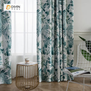 DIHIN HOME Ink And Wash Printed ,Polyester  ,Blackout Grommet Window Curtain for Living Room ,52x63-inch,1 Panel Roman Shades Curtains Window Blinds custom curtains blackout curtains curtains for living room sheer curtains curtain fabric linen curtains kitchen curtains velvet curtains pinch pleat curtains bay window curtains outdoor curtains pleated curtains floral curtains dining room curtains kitchen valances drapes for bedroom patio curtains nursery curtains grommet curtains