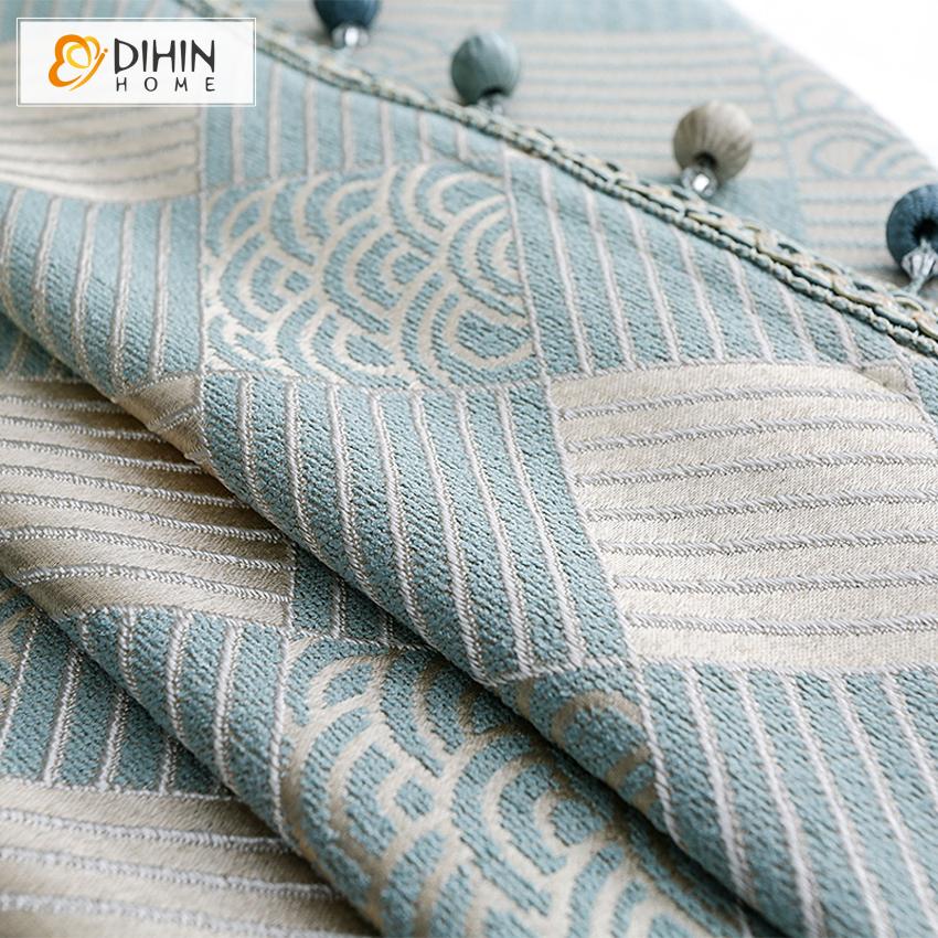 DIHIN HOME Japanese geometry Jacquard,Blackout Grommet Window Curtain for Living Room ,52x63-inch,1 Panel Roman Shades Curtains Window Blinds custom curtains blackout curtains curtains for living room sheer curtains curtain fabric linen curtains kitchen curtains velvet curtains pinch pleat curtains bay window curtains outdoor curtains pleated curtains floral curtains dining room curtains kitchen valances drapes for bedroom patio curtains nursery curtains grommet curtains
