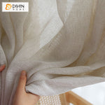 DIHIN HOME Japanese Style Natural Linen Color,Grommet Window Sheer Curtain for Living Room ,52x63-inch,1 Panel Roman Shades Curtains Window Blinds custom curtains blackout curtains curtains for living room sheer curtains curtain fabric linen curtains kitchen curtains velvet curtains pinch pleat curtains bay window curtains outdoor curtains pleated curtains floral curtains dining room curtains kitchen valances drapes for bedroom patio curtains nursery curtains grommet curtains