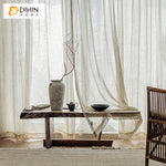 DIHIN HOME Japanese Style Plain Linen Color Sheer Curtains,Grommet Window Curtain for Living Room ,52x63-inch,1 Panel Roman Shades Curtains Window Blinds custom curtains blackout curtains curtains for living room sheer curtains curtain fabric linen curtains kitchen curtains velvet curtains pinch pleat curtains bay window curtains outdoor curtains pleated curtains floral curtains dining room curtains kitchen valances drapes for bedroom patio curtains nursery curtains grommet curtains