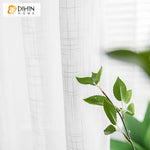 DIHIN HOME Japanese Style White Color Sheer Curtain, Grommet Window Curtain for Living Room ,52x63-inch,1 Panelriped Roman Shades Curtains Window Blinds custom curtains blackout curtains curtains for living room sheer curtains curtain fabric linen curtains kitchen curtains velvet curtains pinch pleat curtains bay window curtains outdoor curtains pleated curtains floral curtains dining room curtains kitchen valances drapes for bedroom patio curtains nursery curtains grommet curtains