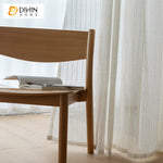 DIHIN HOME Japanese Style White Strips,Sheer Curtain, Grommet Window Curtain for Living Room ,52x63-inch,1 Panel Roman Shades Curtains Window Blinds custom curtains blackout curtains curtains for living room sheer curtains curtain fabric linen curtains kitchen curtains velvet curtains pinch pleat curtains bay window curtains outdoor curtains pleated curtains floral curtains dining room curtains kitchen valances drapes for bedroom patio curtains nursery curtains grommet curtains